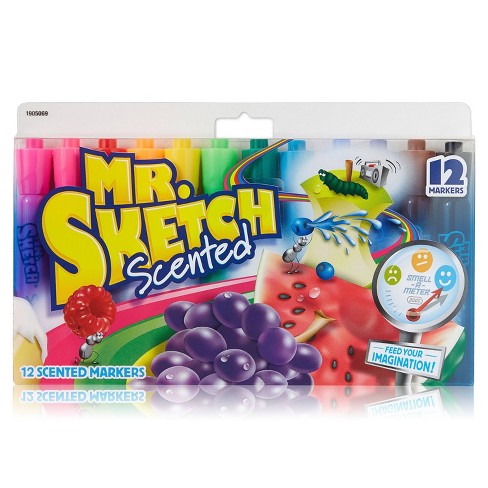 Mr Sketch Scented Markers Chisel Tip 12ct Multicolor