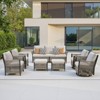 Buenhomino 7-Piece Wicker Patio Furniture Set – Sofa, Swivel Chairs, Armchairs & Ottomans, All-Weather Cushions & PE Rattan Frame - 2 of 4