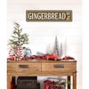 Lomsoe Gingerbread Dr Christmas Metal Sign Vintage Print Art Poster Tin Plaque for Home Farmhouse Kitchen Wall Decor 4x16 Inch Christmas Gift - 4 of 4