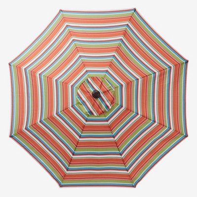 BrylaneHome 9' Tilt-And-Crank Umbrella