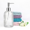 Unique Bargains Large Capacity Glass Soap Dispenser With Durable Pump 2 Pcs - 4 of 4