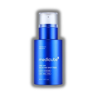 Medicube One Day Exosome Shot 7500 | Hypoallergenic, Non-Comedogenic tested, Dermatologically Tested - (1.01 oz)