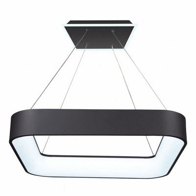 Artcraft Lighting Lazio 1 - Light Chandelier in  Black