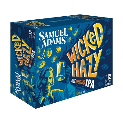 Samuel Adams Wicked Hazy IPA Beer - 12pk/12 fl oz Cans