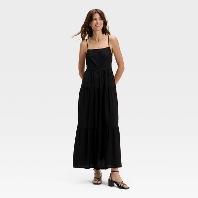 Women's Tiered Maxi A-Line Dress - A New Day™