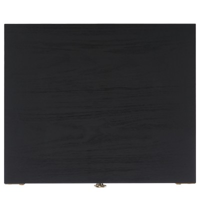Galio Black and Gold 2-Drawer Nightstand