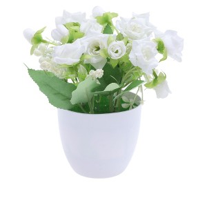 Unique Bargains Artificial Plants Spring Flower Plastic 3.74"x3.74"x3.74" 1 Pc - 1 of 4