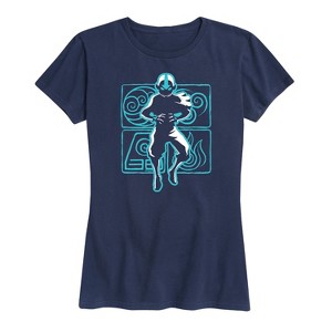 Women's - Avatar: The Last Airbender - Aang Airbending Short Sleeve Graphic T-Shirt - 1 of 4