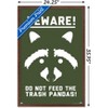 Trends International Lunch Hour Productions - Trash Panda Framed Wall Poster Prints - 3 of 4