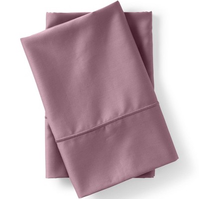 Lands' End 400 Thread Count Premium Supima Cotton No Iron Sateen Pillowcases