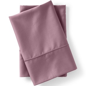 Lands' End 400 Thread Count Premium Supima Cotton No Iron Sateen Pillowcases - 1 of 2