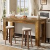 Lantine 63" Long Bar Table, Wooden Counter Height Pub Table, Rectangular High Top Dining Table for Kitchen, Home Bar, or Living Room - 2 of 4