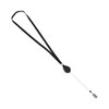 Advantus Lanyards with Retractable ID Reels, Metal Clip Fastener, 34" Long, Black, 12/Pack - 4 of 4