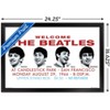 Trends International The Beatles - Candlestick Park Landscape Framed Wall Poster Prints Black Framed Version 14.725" x 22.375" - 3 of 4