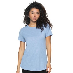Felina Women's Slub Jersey Crew Neck T-Shirt - 1 of 2