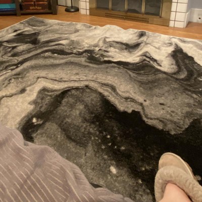 Nuloom Remona Modern Abstract Area Rug, 4' X 6', Gray : Target