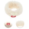Unique Bargains Christmas Hair Hair Ties Plush Stockings for Christmas Beige 1 Pc - 3 of 4