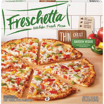 Freschetta Thin Crust Garden Veggie Frozen Pizza - 19.1oz