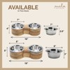 Mela Artisans Rampur Elevated Pet Feeder - Large - 2 of 4