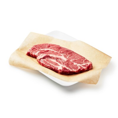 USDA Choice Angus Beef Chuck Steak - 0.65-1.86 lbs - price per lb - Good & Gather™