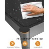 Nasitip 74" Outdoor Aluminum Dining Table for 8, Large Rectangle Patio Table with Non-Slip Top, Black - 4 of 4