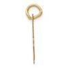 Black Bow Jewelry 14k Yellow Gold, Madison Collection, Medium Script Initial Pendant A-W - 2 of 4