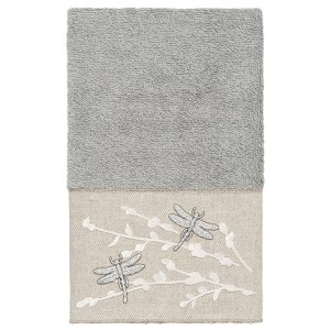 Linum Home Textiles 100% Turkish Cotton BRAELYN Embellished Towel Set - 1 of 2