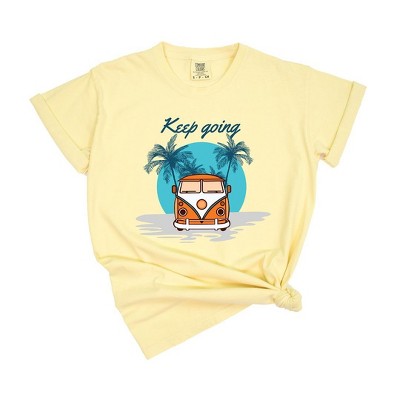 Simply Sage Market Women's Keep Going Van Short Sleeve Garment Dyed Tee