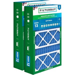 Filterbuy 17x26x4 Air Filter (2-Pack), Pleated MERV 13 Health Defense Replacement HVAC AC Furnace Air Filters Replacement for Lennox - 1 of 4