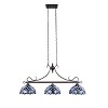 Chloe Lighting Grenville Victorian-Style Dark Bronze 3 Light Island Pendant 47" - 2 of 4