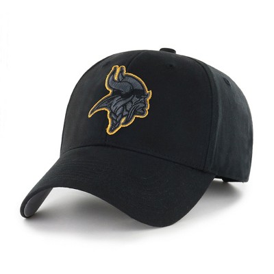 black minnesota vikings hat