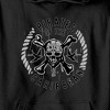 Boy's Pirates of the Caribbean: Curse of the Black Pearl Black and White Rope Skull Logo Pull Over Hoodie - 2 of 4