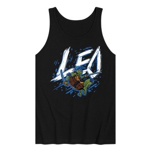 Men's - Teenage Mutant Ninja Turtles Mutant Mayhem - Sketch Leo Graphic Tank Top - 1 of 2