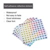 Unique Bargains Office Home Warehouse Self-Adhesive Reflective Sticker 10 Sheets - 3 of 4
