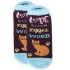 Memoi Women's Cat Mama Low-Cut Non-Skid Socks Blackberry Cordial 9-11 - 4 of 4