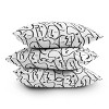 Summer Sun Home Art 'You Me' Square Throw Pillow Black - Deny Designs - 4 of 4