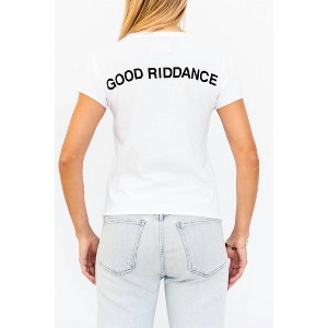 Women's Wo'st Good Riddance Baby Girl Graphic Tee - also, freedom - 1 of 4