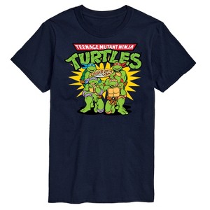 Men's - Teenage Mutant Ninja Turtles - Pizza Dudes Short Sleeve Graphic T-Shirt - 1 of 4