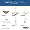 Progress Lighting Pinellas 1-Light Wall Sconce, Soft Gold, Opal Glass Shade - 4 of 4