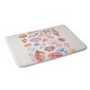 Deny Designs April Lane Art Watercolor Seashells Memory Foam Bath Mat Cream - 2 of 4