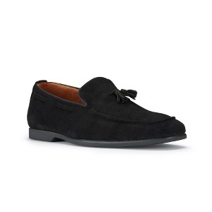 Ferro Aldo Denzel Men's Modern Tassel Loafer | Sleek Slip-On Dress Shoe in Vegan Suede | MFA19762 | - 1 of 4