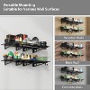 Garage Storage Rack, Wall Mounted Storage Shelves, 300 lbs Capacity Garage Storage Rack Shelves, 2 Pack Garage Wall Shelving for Shed, Garage - 4 of 4