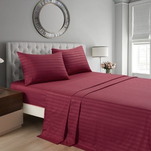 Marcielo 3/4 Pcs Luxury Stripe Bed Sheets Set 35000 - 1 of 4