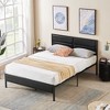 VECELO Bed Frame with Wooden Headboard, Heavy-Duty Platform Bed - 2 of 4