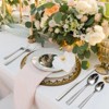 DOMETOUR 45pcs Stainless Steel Silverware Set Flatware Cutlery Set Service for 8, Includes Forks Spoons Steak Knives - 3 of 4