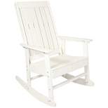 Sunnydaze Outdoor Rustic Comfort HDPE Rocking Chair - 300 lb Capacity
