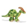 Aurora Large Parasaurolophus Dinos & Dragons Ferocious Stuffed Animal Green 16" - image 3 of 4