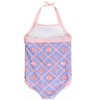RuffleButts Toddler Girls UPF50+ Halter One Piece - 2 of 4