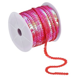 Unique Bargains DIY Crafts Clothing Sparkling Sewing Flat Sequin Strip Ribbon - 1 of 4