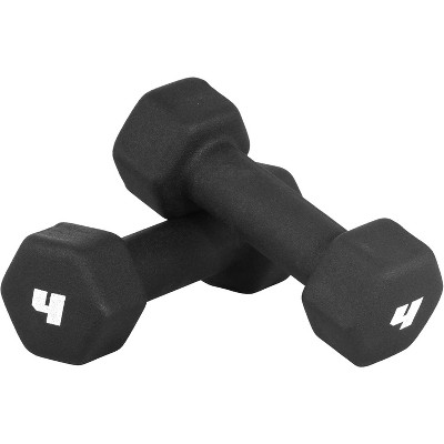 CAP Barbell Neoprene Coated Dumbbell Set, Color Coded Free Weights, Multiple Sizes & Color Options